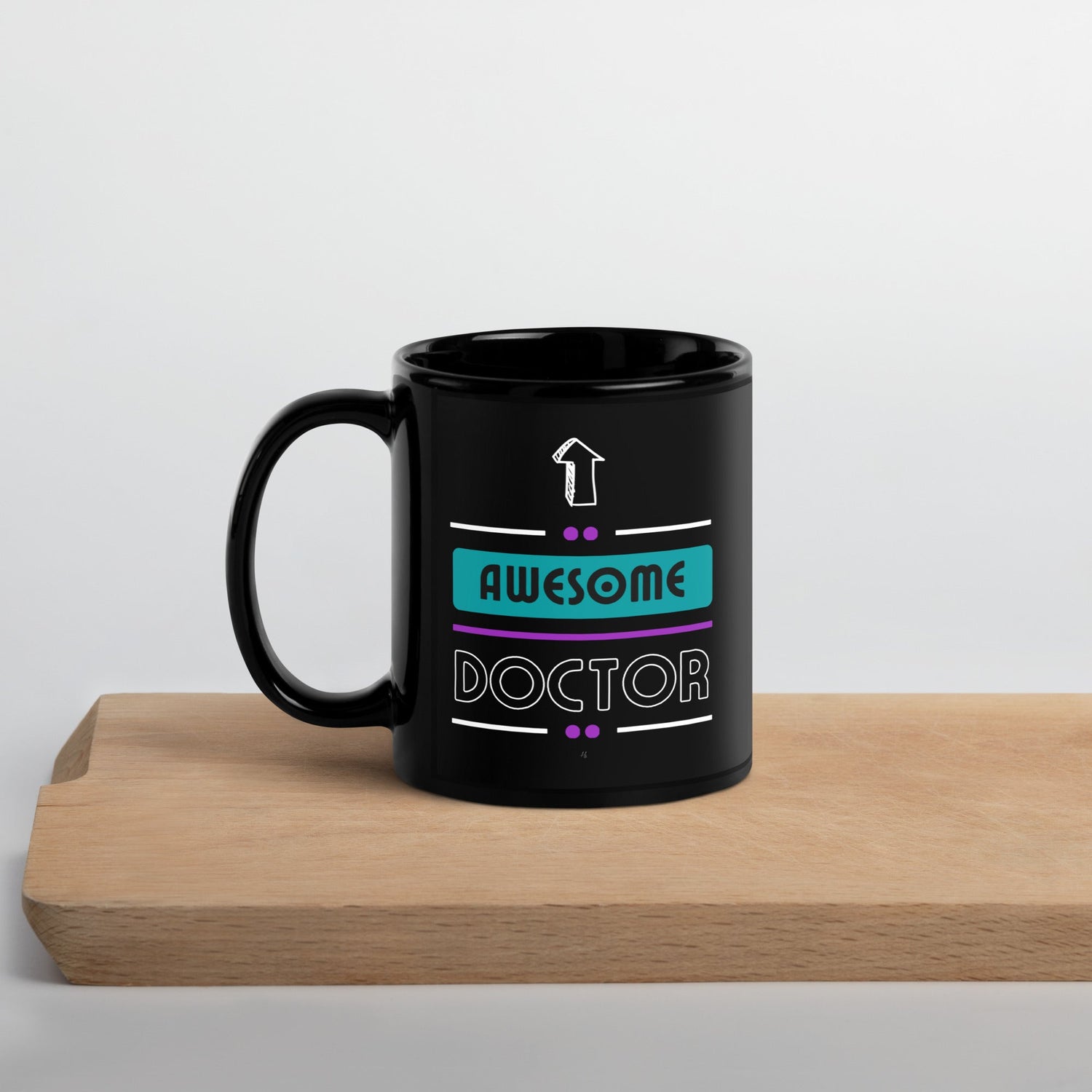 Black Glossy Mug