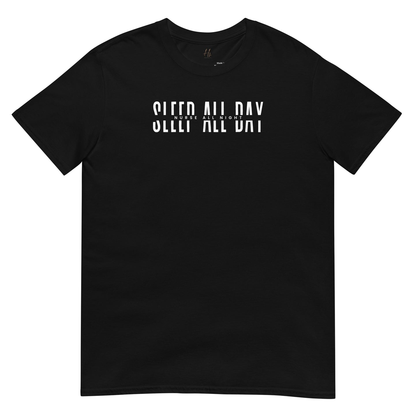 NURSE "Sleep All Day" Short-Sleeve Unisex T-Shirt