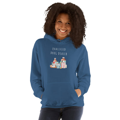GENERAL "Qualified Drug Dealer" Unisex Heavy Blend Hoodie