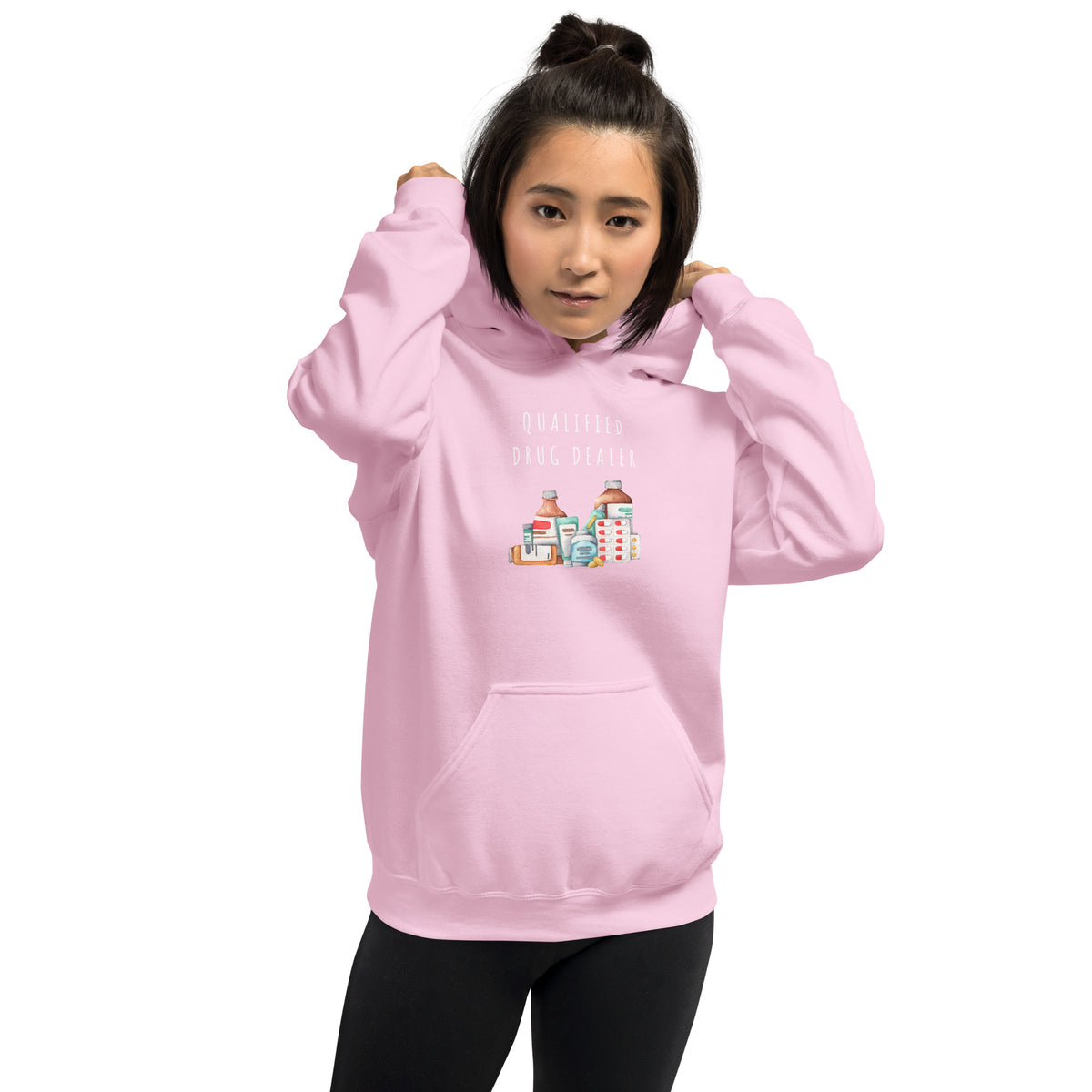 GENERAL "Qualified Drug Dealer" Unisex Heavy Blend Hoodie