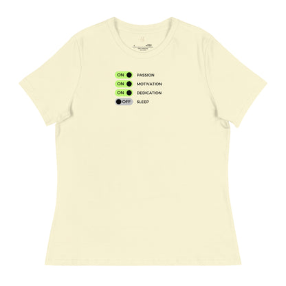 GENERAL "Off Sleep" Women's Relaxed T-Shirt