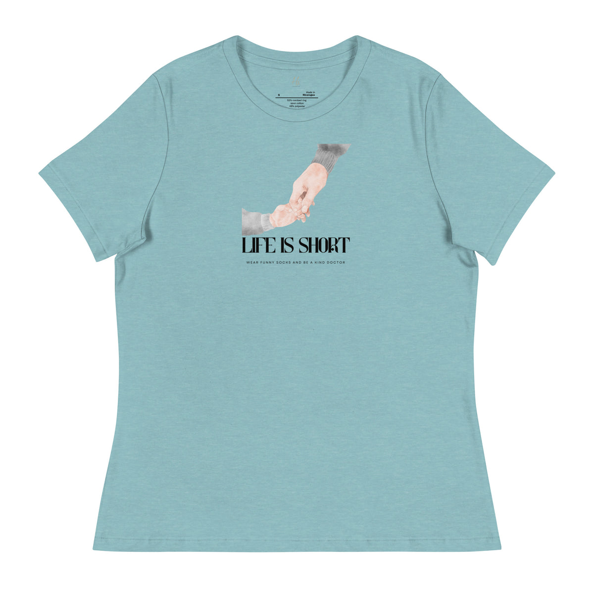 DOCTOR "Life is Short" Women's Relaxed T-Shirt