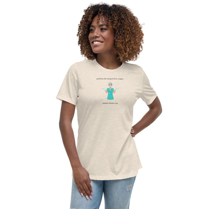 DOCTOR "Thanks God" Women's Relaxed T-Shirt