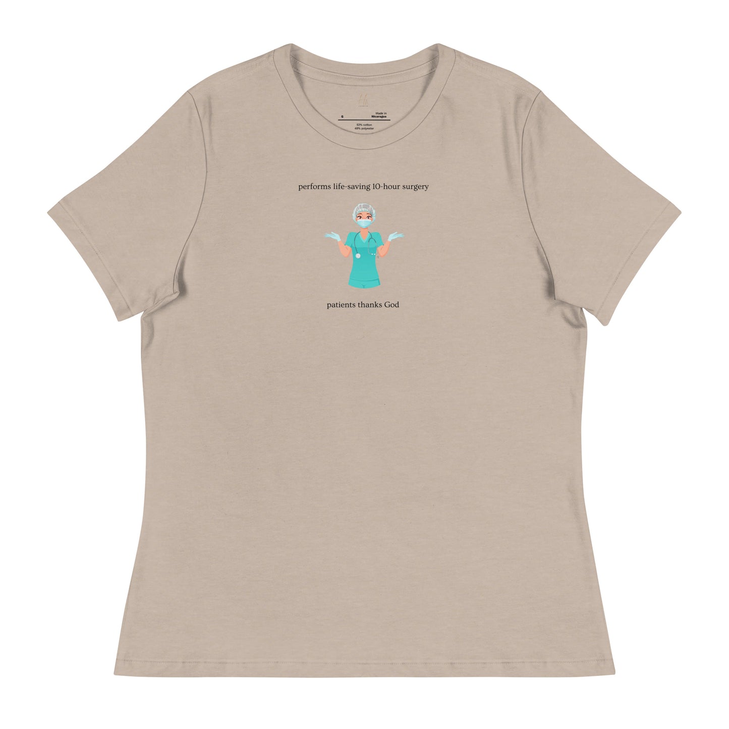 DOCTOR "Thanks God" Women's Relaxed T-Shirt