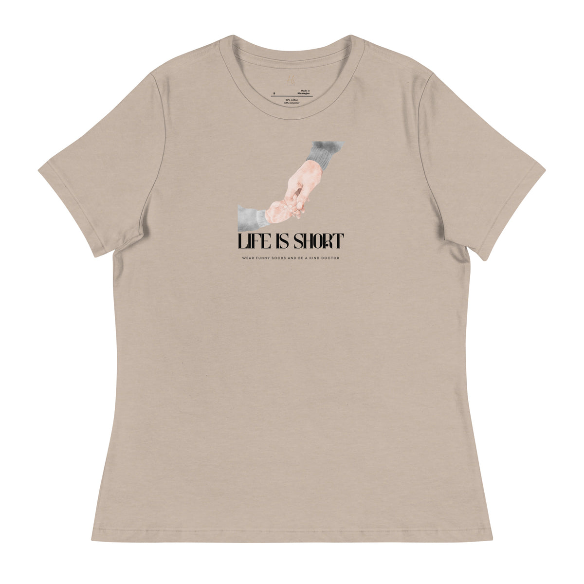 DOCTOR "Life is Short" Women's Relaxed T-Shirt