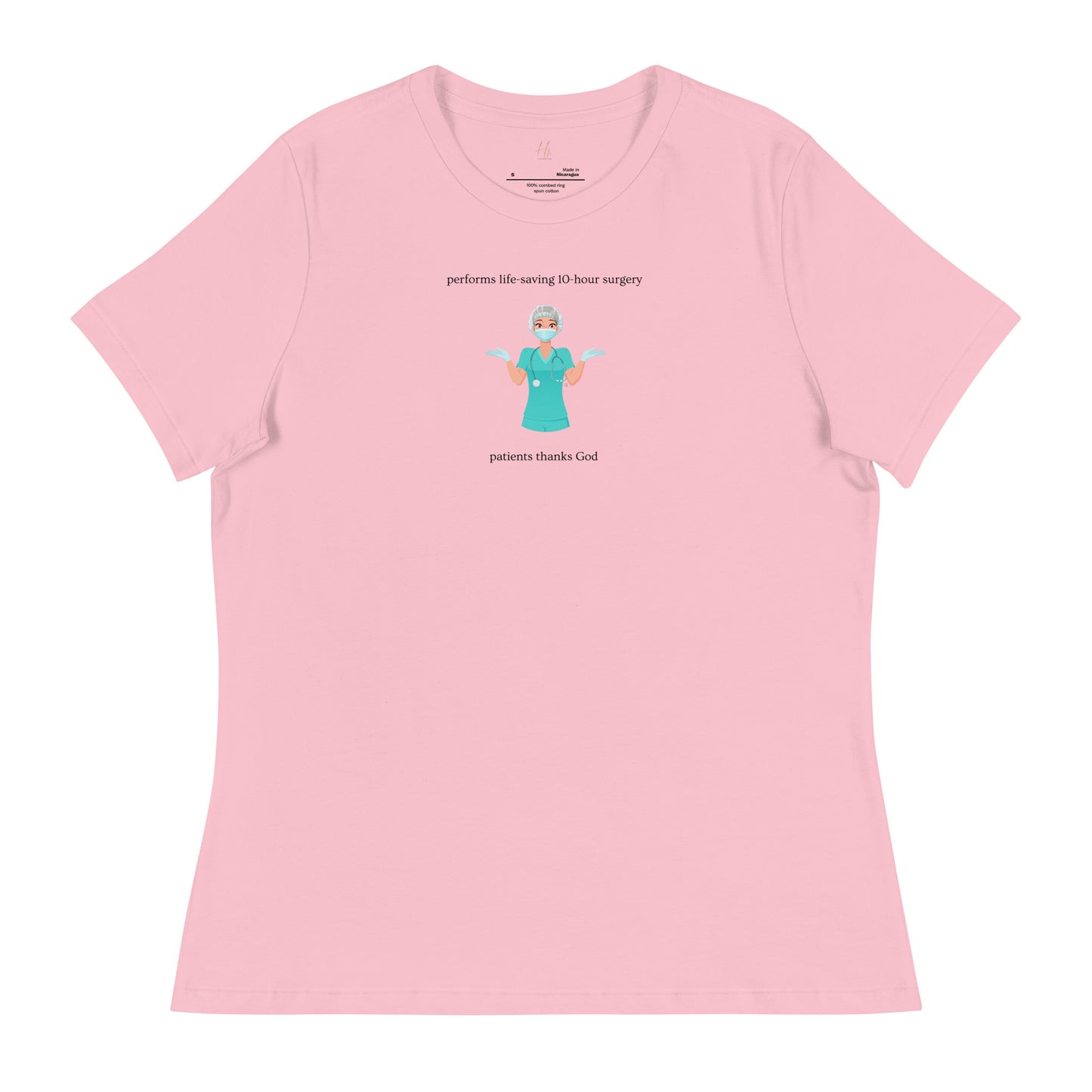 DOCTOR "Thanks God" Women's Relaxed T-Shirt