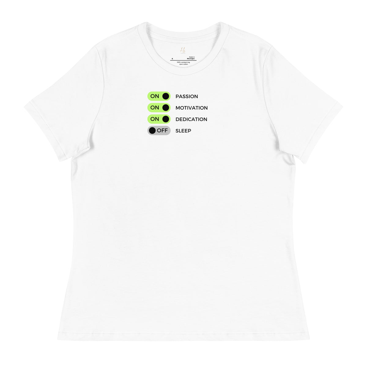 GENERAL "Off Sleep" Women's Relaxed T-Shirt